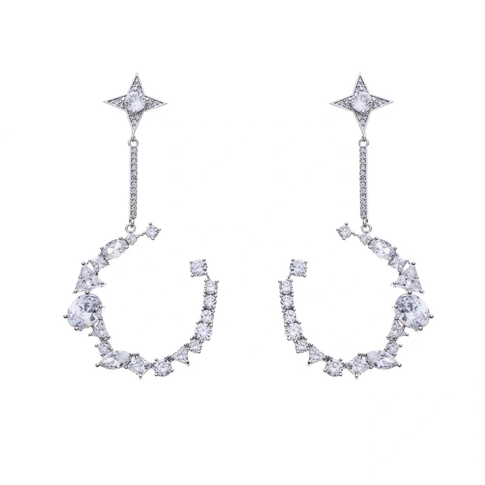 Clearance Moon dangle earrings. Moon Dangles